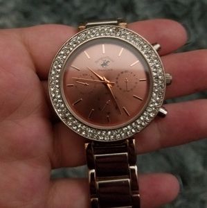 Rose gold watch